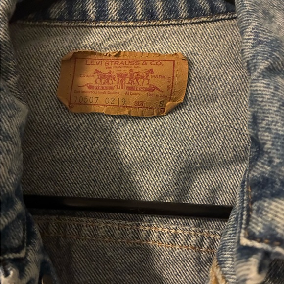 Levi's Vintage Blue Denim Jacket - Picture 3 of 5